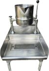 GROEN Tda 20 Qt Floor TILT Direct Steam Kettle W/ Table Drain