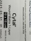 ACELL Cytal Wound Matrix  WS1015   Exp.2025-05  (AA19) Cytal
