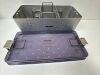 STRYKER Laparoscopic Instrument Sterilization Case w/ 11 S Rack 25015-500 Laparoscopic Instruments Sterilization Tray w/ 11 Slot Rack