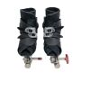 MIZUHO OSI REF 5855-863, P-2 RIGHT/LEFT TRACTION BOOT, SMALL, PAIR w/ FOOT PLATE
