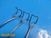 SKLAR 3X  Green Goelet Thyroid Retractors Set | Fully Curved | OL= 8.75