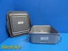 The CASE Genesis Sterilization Storage  Container W/ Lid & Retention Plates