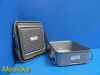 The CASE Genesis Sterilization Storage  Container W/ Lid & Retention Plates