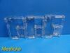 Q CORE MEDICAL 3X Q-Core Medical Sapphire Pump PCA Lock Box for 250ml; NO KEYS