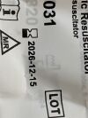 AMBU SPUR II Pediatric Resuscitator  531613031   Exp.2026-12  (AA21) SPUR II Pediatric Resuscitator