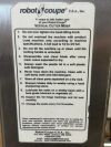 ROBOTCOUPE ROBOT COUPE ROBOTCOUPE Robot-Coupe Vertical Cutter Mixer Model BLIXER 23 .