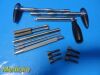 JOHNSON & JOHNSON JNJ MEDTECH CODMAN Moss Miami Spinal System Instrument Set W/ Trays