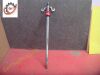 STRYKER 0785-035-101-R 26 inch 2 Stage IV Pole and Swivel Mount Assy Tested Stretcher