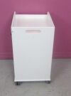 TRIPPNT Bedside Cabinet 4 Drawer Compact Medical Laboratory Crash Cart Lab Stand w/ Keys HDPE