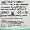 ACRA CUT REF 200-271 CUT Disposable Cranial Perforator with Hudson End 14/11 mm R ,  EXP 2034/03