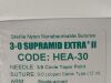 S. JACKSON INC Lot of 12 3-0 Supramid Extra II  HEA-30  Exp.2025-07  (AA26) 3-0 Supramid Extra II