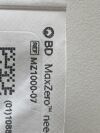 BD Lot of 130 Needleless Connector  MZ1000-07   Exp.2027-01 to 2028-09  (AA26) Needleless Connector