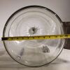 Large Double Walled Glass Dewar Vessel Jar 14L 12"OD 9.75"ID 16.25" Max Depth