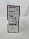 COVIDIEN CL-595 POLYSORB Suture, Reverse Cutting, Size 2-0, Undyed, 30", Needle GS-12, ½ Circle