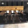 na Custom Aluminum Optical Project Box w/ Baffle, Square Hole, and Vent Holes Slots