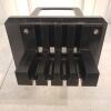 na Custom Aluminum Optical Project Box w/ Baffle, Square Hole, and Vent Holes Slots