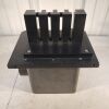 na Custom Aluminum Optical Project Box w/ Baffle, Square Hole, and Vent Holes Slots