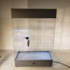 Clear Display Case  Lights Laboratory Keys Included
