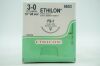 ETHICON 663G | | In Date | Box of 12 | Nonabsorbable Suture - SUTURE, PLIABILIZED, MONO, BLK, 3/0, 18, FS, VA (Copy)