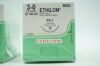 ETHICON 663G | | In Date | Box of 12 | Nonabsorbable Suture - SUTURE, PLIABILIZED, MONO, BLK, 3/0, 18, FS, VA (Copy)