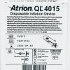ATRION REF 96313 Atrion QL 4015 Disposable Inflation Device ,EXP 2026/09