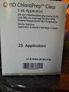 BD 930400 CHLORAPREP CLEAR 3ML APPLICATOR