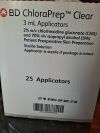 BD 930400 CHLORAPREP CLEAR 3ML APPLICATOR