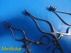 CODMAN 3X  Aesculap V.Muller Weitlaner Retractors 3x4 Blunt Prongs 5½ & 6½
