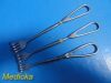 JARIT 7X , Aesculap, Codman Assorted Volkman Retractors; Sharp/Blunt Prongs
