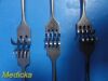 JARIT 7X , Aesculap, Codman Assorted Volkman Retractors; Sharp/Blunt Prongs