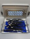 STRYKER SilverGlide  Bayonet Bipolar Forceps Set    Tray