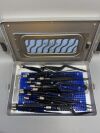 STRYKER SilverGlide  Bayonet Bipolar Forceps Set    Tray