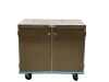 CASE MEDICAL GEN-SURGICAL-CASE-CART DOUBLE DOOR STAINLESS STEEL CART