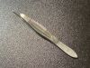 JARIT 355-161 Castroviejo Suture Tying Forceps, 0.5mm Teeth