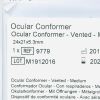 STRYKER REF 9779 Ocular Conformer Ocular Conformer - Vented - Medium 24 x 21 x 5.3mm  ,EXP 2024/11
