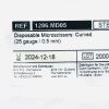 DORC GLOBAL REF 1286.MD05 Disposable Microscissors: Curved. (25 gauge / 0.5 mm) ,EXP 2024/12