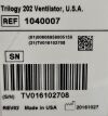 PHILIPS TRILOGY 202, 1040007 VENTILATOR
