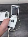 GE HEALTHCARE Portable Dual Head Ultrasound Probe V-scan GM000310  with Power Supply