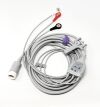 PHILIPS Compatible 3 Lead ECG Cable (12-pin)-  compatible with all   Monitors and  Defibrillator