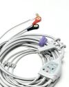 PHILIPS Compatible 3 Lead ECG Cable (12-pin)-  compatible with all   Monitors and  Defibrillator
