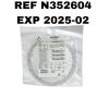 MEDTRONIC REF N352604 EV3 NITREX GUIDEWIRE: 0.035" X 260CM, STRAIGHT ,EXP 2025-02