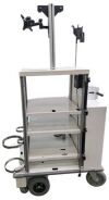 PHS WEST Ergo-Express-Cart ERGO-EXPRESS FEATHERWEIGHT MOTORIZED SINGLE SHORT ENDOSCOPY CART @