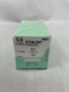 ETHICON 1955G ETHILON Nylon Suture, Precision Cosmetic - Conventional Cutting PRIME, Non-Absorbable, PC-1 13mm 3/8 Circle, Black Monofilament
