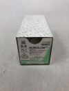 ETHICON 5666G NUROLON Suture, Precision Cosmetic - Conventional Cutting PRIME, Non-Absorbable, PC-1 13mm 3/8 Circle, Black Braided 18" = 45cm