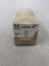 ETHICON 794G Gut Chromic Absorbable Monofilament Suture, Size 6-0, 18 in. Length, G-6 Needle