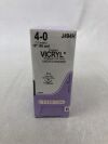 ETHICON J494H Coated Vicryl Absorbable Braided Polyglactin 910 Suture, Size 4-0, 18 in. Length, P-3 Needle