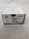 ETHICON VCP726D Coated Vicryl Plus Absorbable Braided Antibacterial Suture, Size 2-0, 18 in. Length, CT-2 Needle