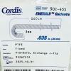 CORDIS REF 502-455  FIXED CORE EMERALD GUIDEWIRE 0.035" X 260CM, EXCHANGE, J-TIP ,EXP 2025/10