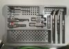 MEDTRONIC PM700 Midas Rex MR7 Pneumatic Handpiece 10PC Set w/Case -Sold AS IS