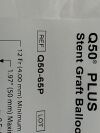 MERIT MEDICAL Q50 Plus Stent Graft Balloon Catheter 10-50mm x 65cm  Q50-65P   Exp.2025-08  (AA42) Q50 Plus